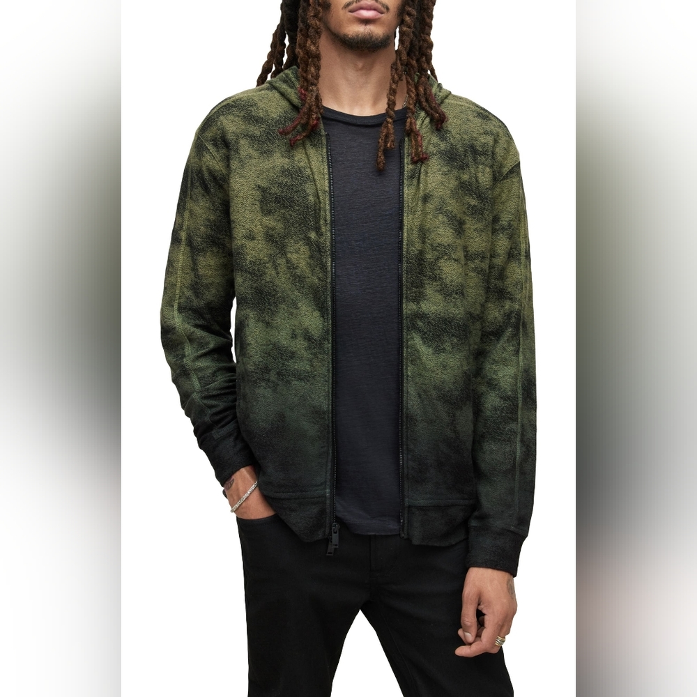 JOHN VARVATOS Antone Overdye Zip Hoodie
